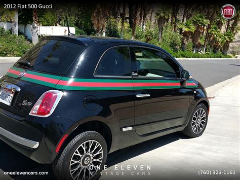 black gucci fiat 500 for sale|used fiat 500 gucci.